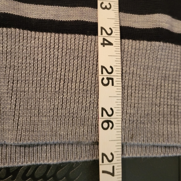 Jack & jones  stripes slim fitting vneck button front cardigan - Picture 2 of 14